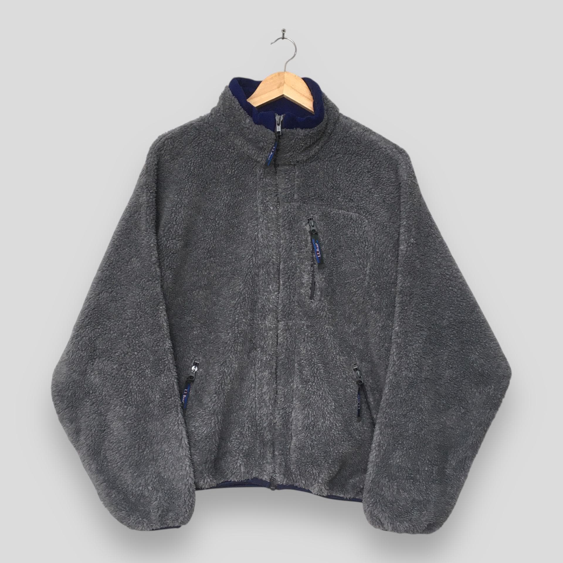 90s Ll Bean Fleece Pullover - Etsy