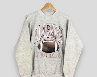 Vintage Alabama Crimson Tide Football Gray Sweatshirt XLarge Alabama Football Pullover University Crewneck Alabama Roll Tide Sweater Size XL