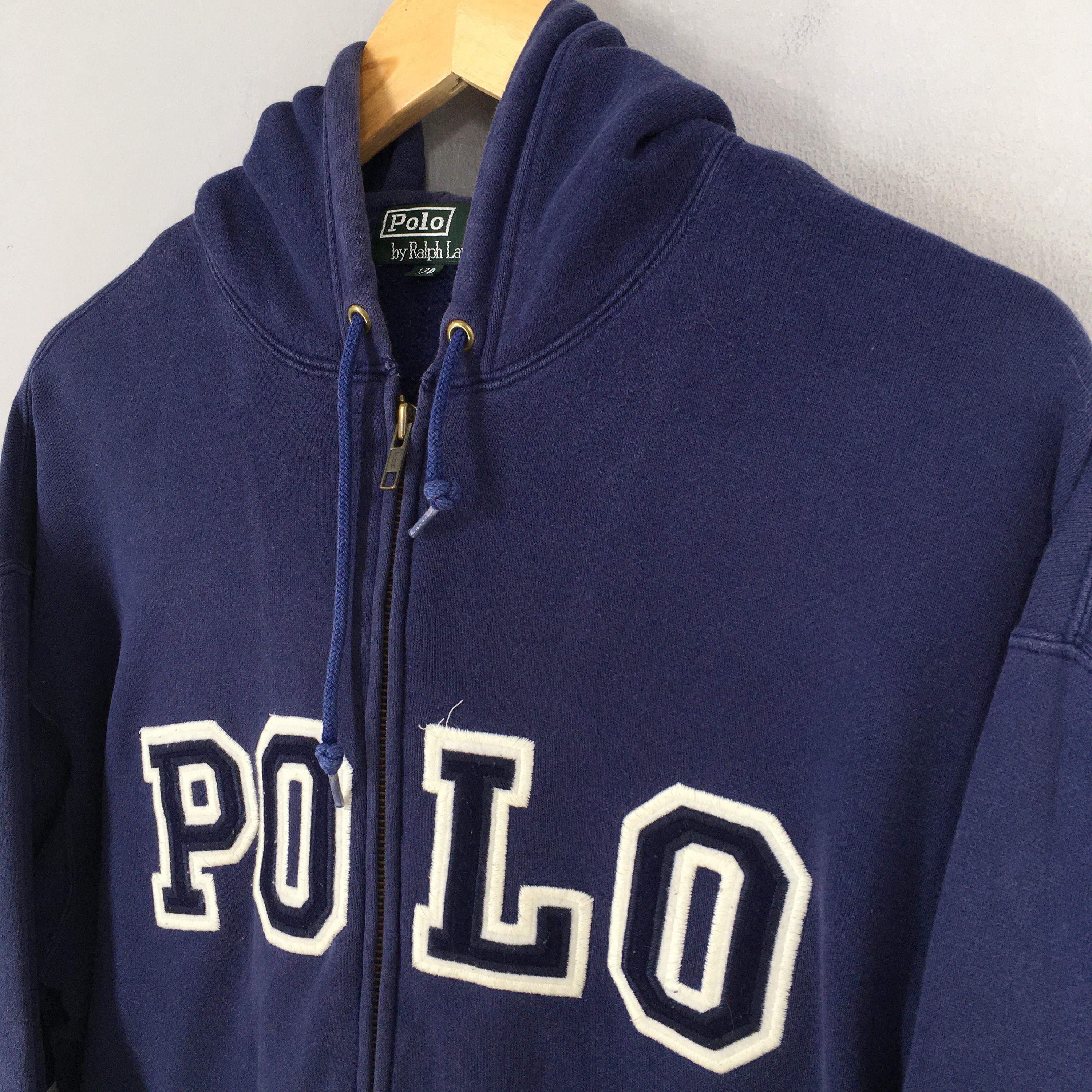 Vintage 90's Polo Ralph Lauren Hoodie Sweatshirt Large Polo
