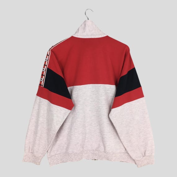 Lotto ACミラン スウェット　90s vintage セリエA プレミア Vintage 1996 Lotto AC Milan Zipper Multicolor Sweatshirt Xlarge AC