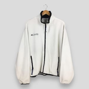 Vintage Columbia Sportswear Fleece Sweatshirt Large Columbia Fleece Polartec Zipper Sweatshirt Columbia Outdoor Deep Pile Jacket  Size L