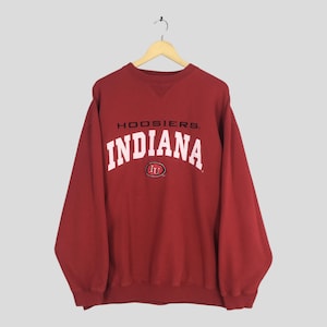 Vintage Indiana Hoosiers NCAA Sweatshirt XLarge IU Indiana University Apparel Jumper Indiana Football Jumper Hoosiers Sweater Size XL