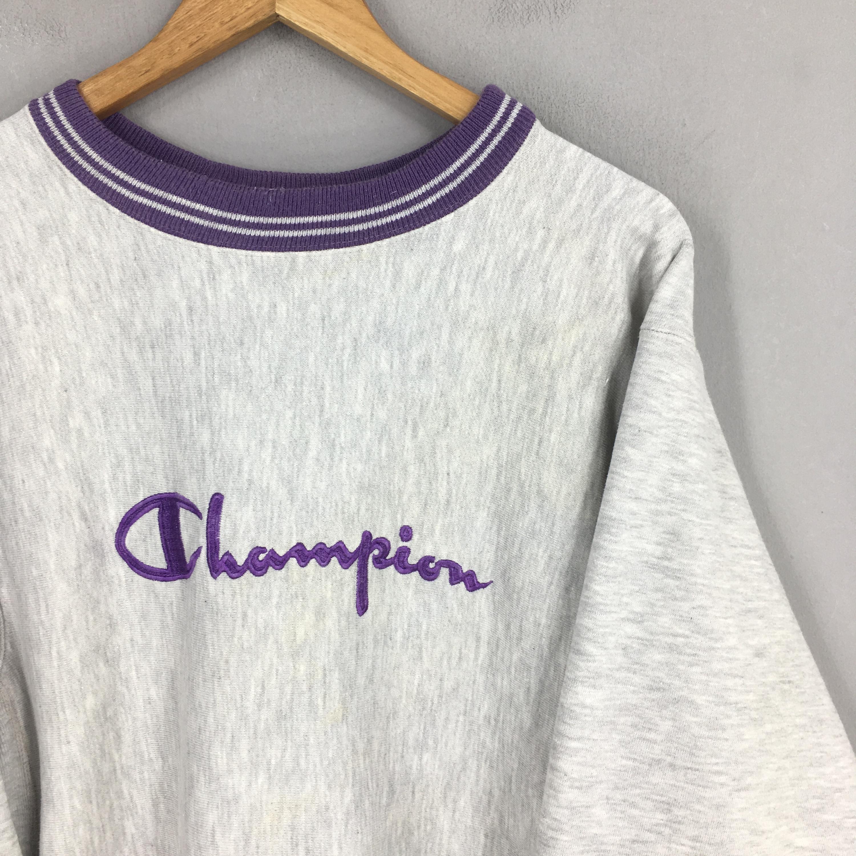 【changesweetorr】80's Vintage Champion Vintage 80's Champion Reverse Weave Gray Sweatshirt Medium