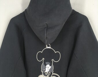 Vintage Number (n)ine Mickey Mouse Hoodie Sweatshirt Xlarge Number