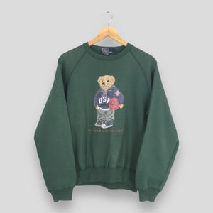 Vintage 90's Polo Ralph Lauren Spell Out Sweater Medium Polo