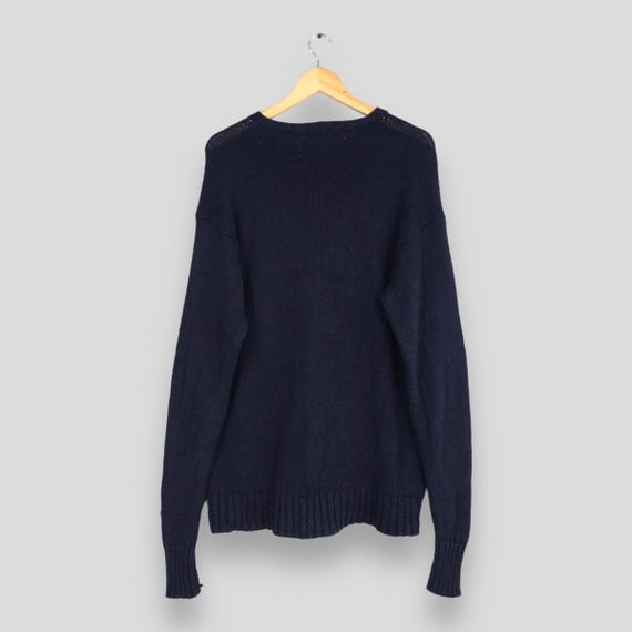 Vintage 90s Polo Bear Ralph Lauren Knit Sweater Medium Polo Bear