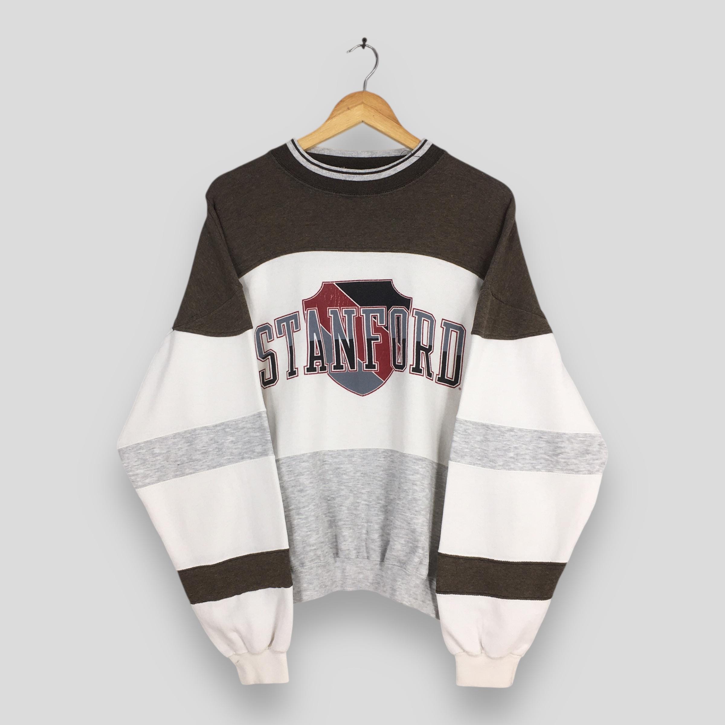 レア☆選手支給スタンフォード大学シャツ 90年代ヴィンテージ スタンフォード大学 マルチカラー スウェット