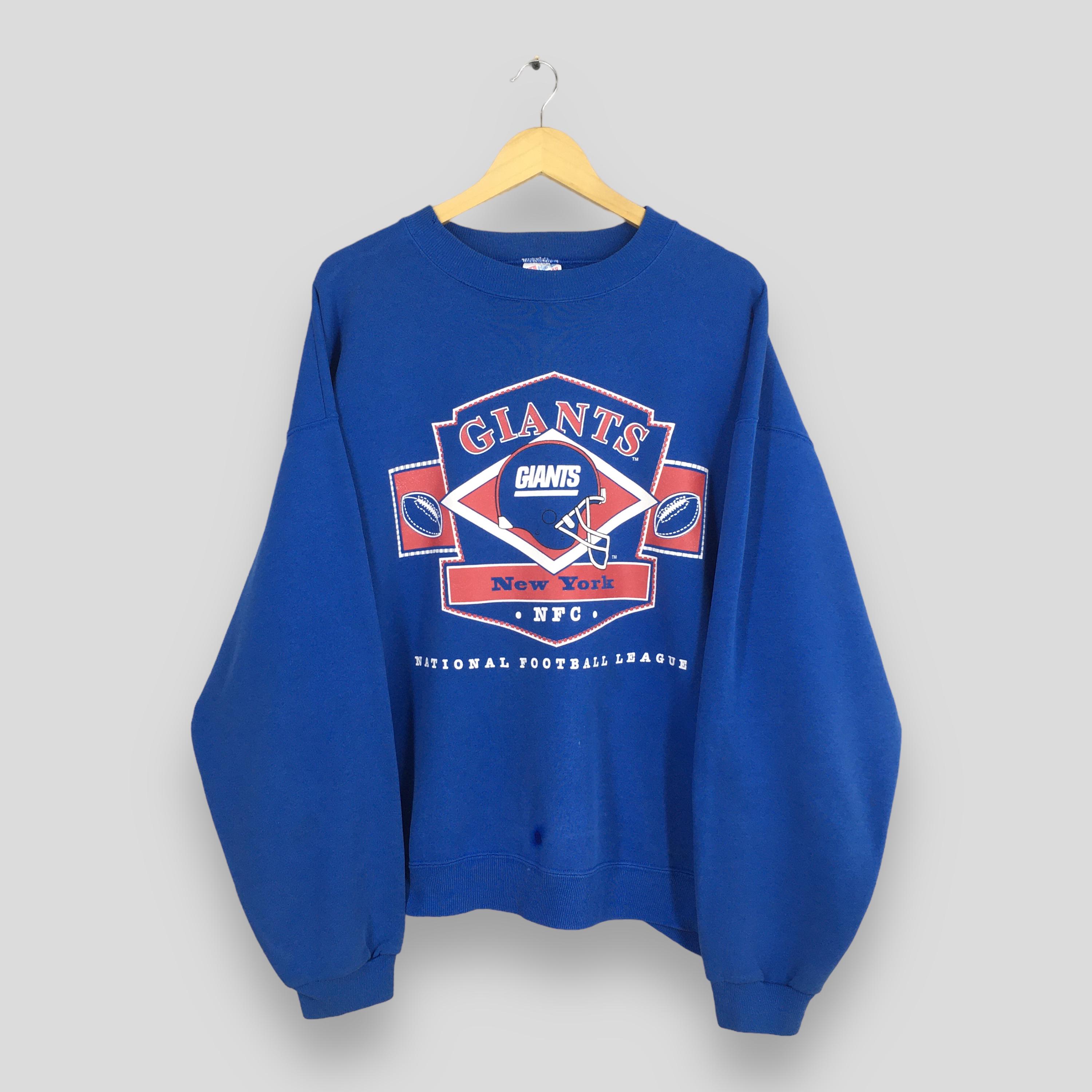 NFL Giants Logo Athletic ナイロン　ヴィンテージ　90s NY Giants Logo Athletic NFL Pro Line Full Zip Size XXL