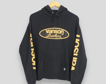 Vintage Vanson Leathers Motorcycle Club Sweatshirt Medium