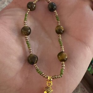 Real Stone Beaded Bracelet Made to Order