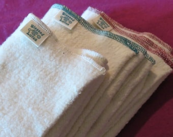 Cloth Diaper- Organic Cotton/Hemp Fleece, size MEDIUM