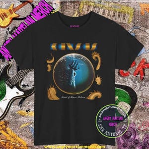Kansas Band Point of Know Return 70&#39;s Retro T Shirt