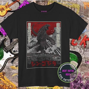 Godzilla Kaiju Retro Sci-Fi Movie T-Shirt