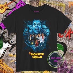 Monster Squad 80&#39;s Retro Horror Movie T-Shirt