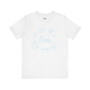 Bride Unisex Jersey Tee, Bridal Party Shirt, Wedding Gift, Bachelorette Party Tee, Bride to Be Apparel