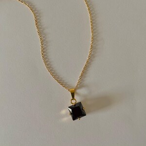 Collar de piedra de ónix
