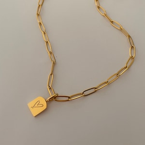 Collar de corazón boho