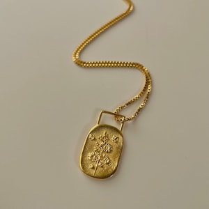 Collar de afirmación de Bloom - Oro