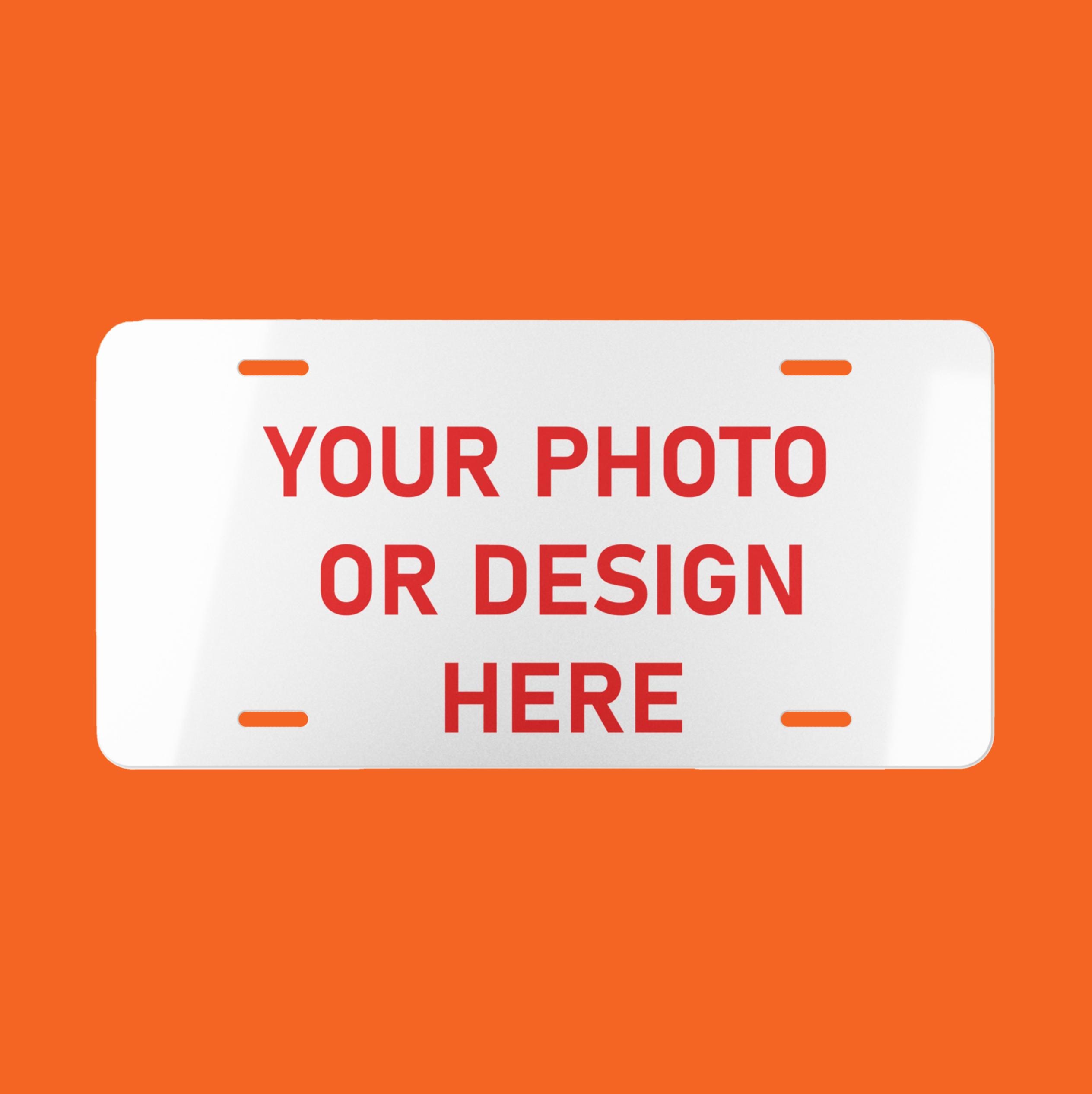 Personalized License Plate Tag Custom Plates Funny Front License