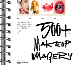 Más de 500 fotos de stock de maquillaje, paquete de contenido de belleza, descarga instantánea, marcas y marketing de cuidado de la piel.