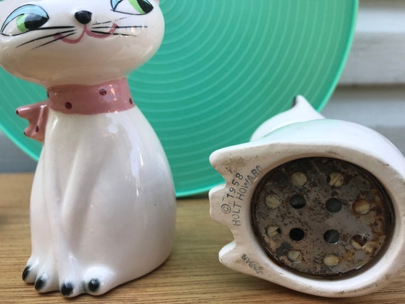 Vintage Holt Howard MCM Cozy Kittens Cat Couple Salt and Pepper