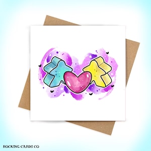 Love celebration meeple - Table top gaming lovers - wedding/anniversary gifts for nerds - meeple/meeps carcasonne gifts