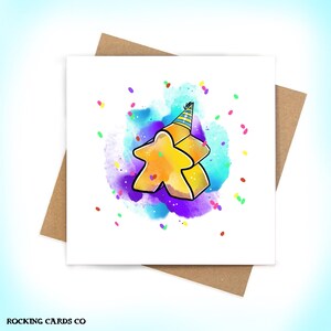 Party celebration meeple - Table top gaming lovers - birthday gifts for nerds - meeple/meeps carcasonne gifts