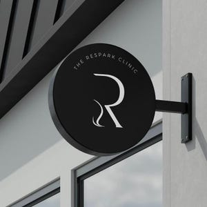 Custom 3d Blade Sign, Door Metal Sign, Small Business Shop Sign, Metal Sign Outdoor, Custom Salon Sign, Blade Signage, Hanging Logo Sign