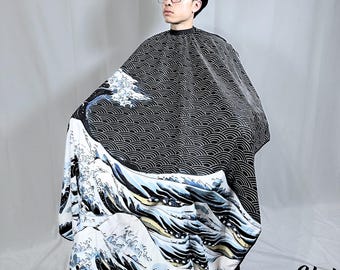 Tsunami Premium Barber Cape - Wasserdichtes Salonhaarschneiden