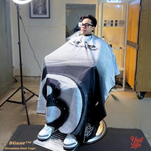 Gaze™ • Premium Barber Salon Hair Cape