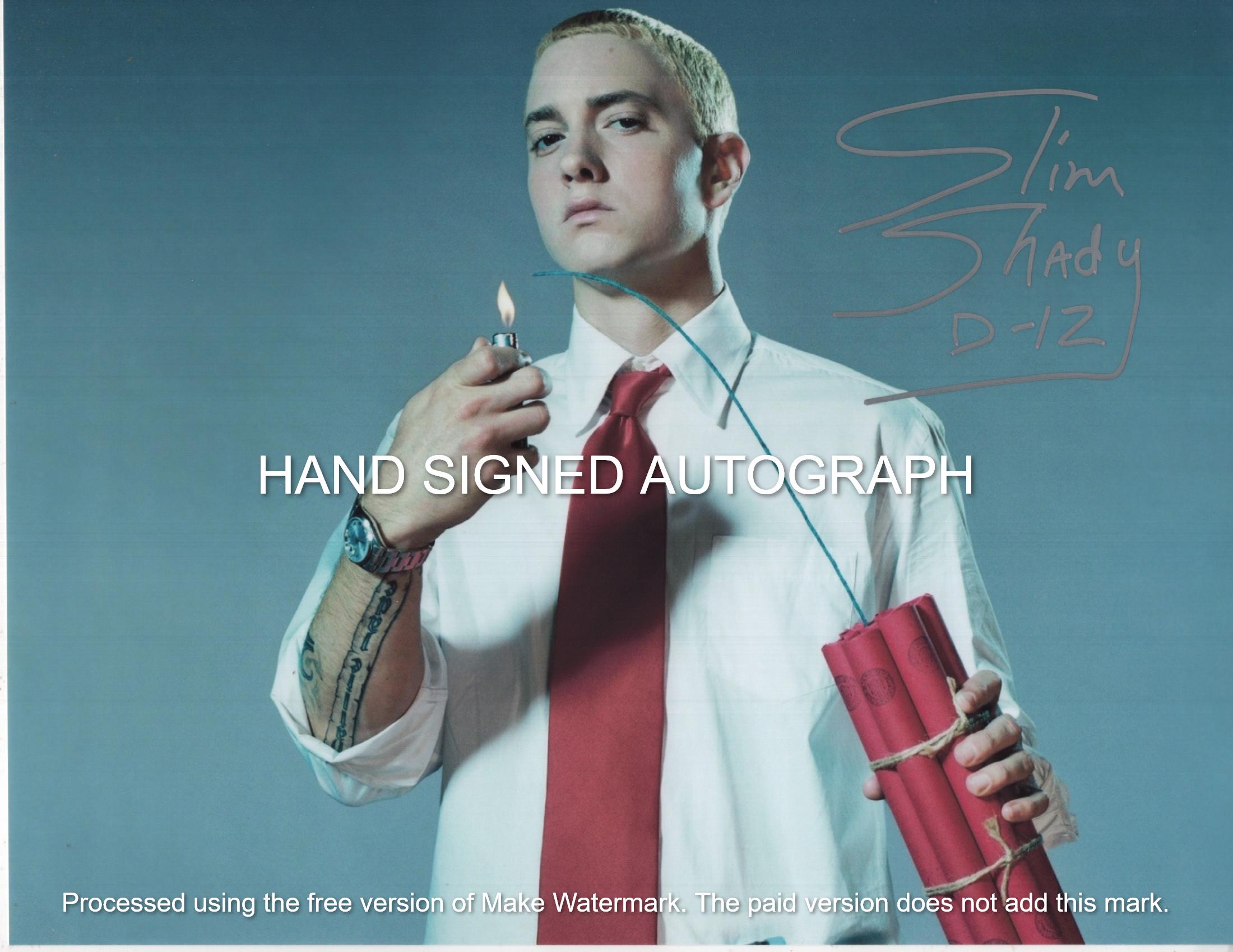 Eminem autograph - Etsy 日本