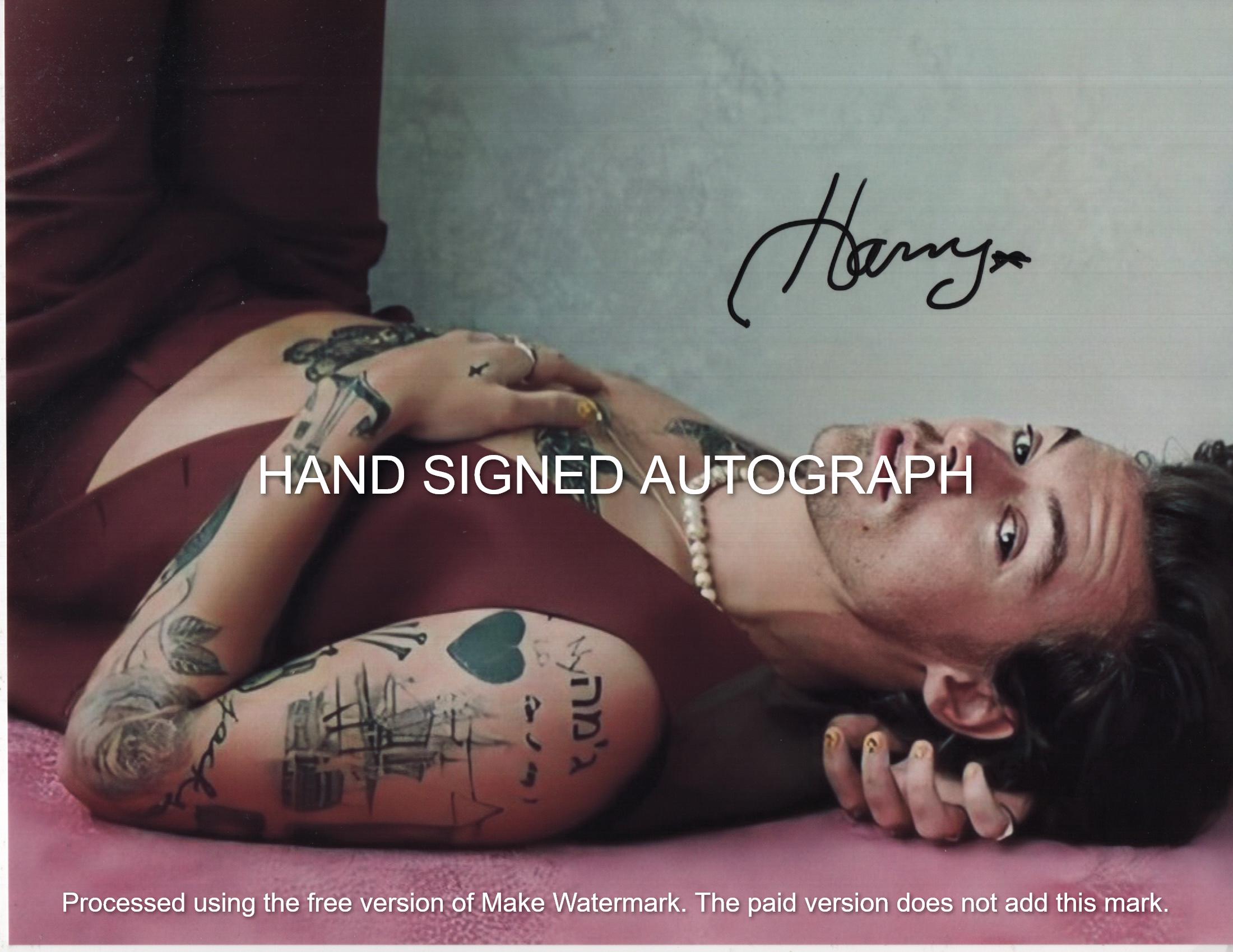Harry styles autograph - Etsy 日本