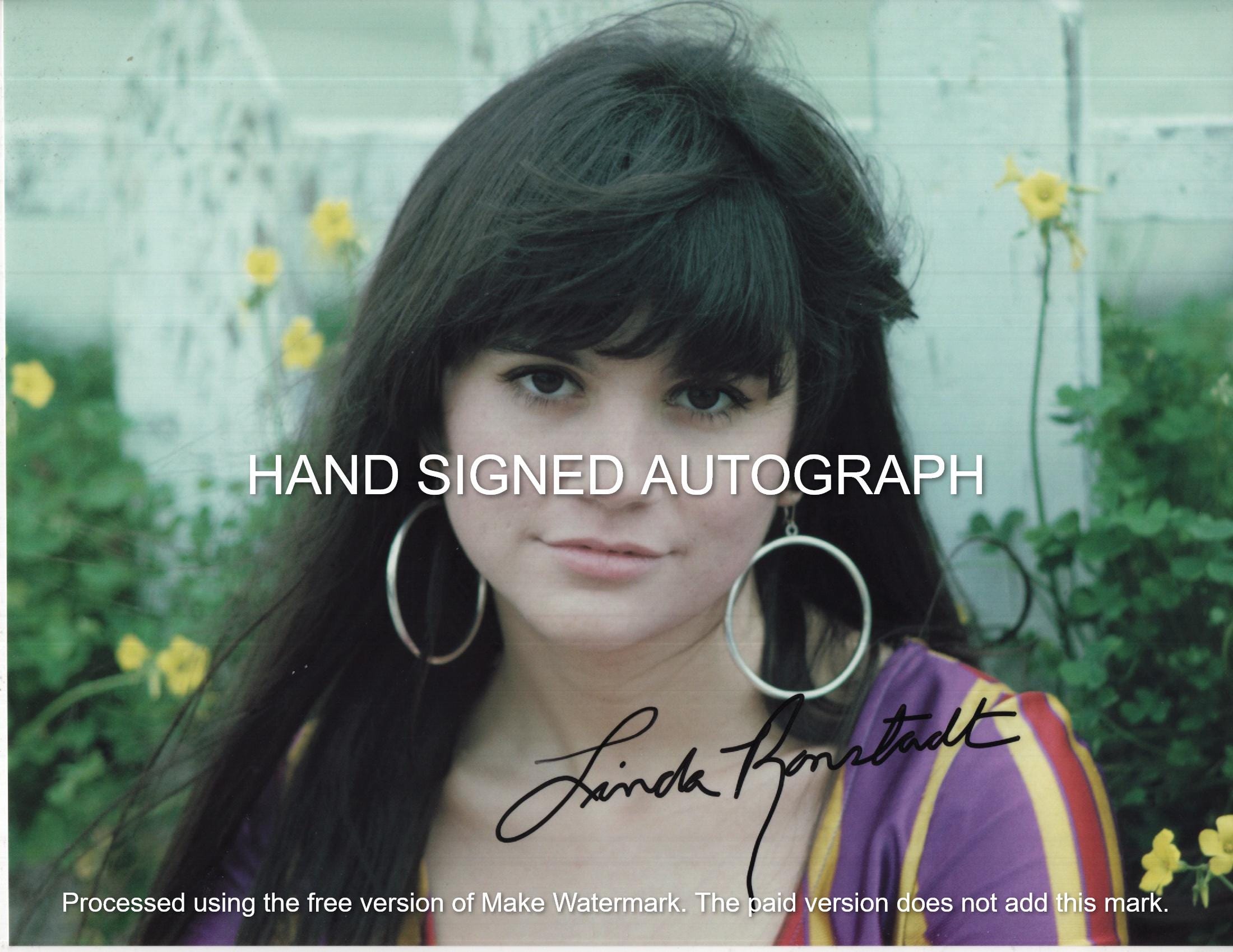 Linda Ronstadt Autograph - Etsy