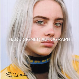 Billie eilish autograph - Etsy 日本