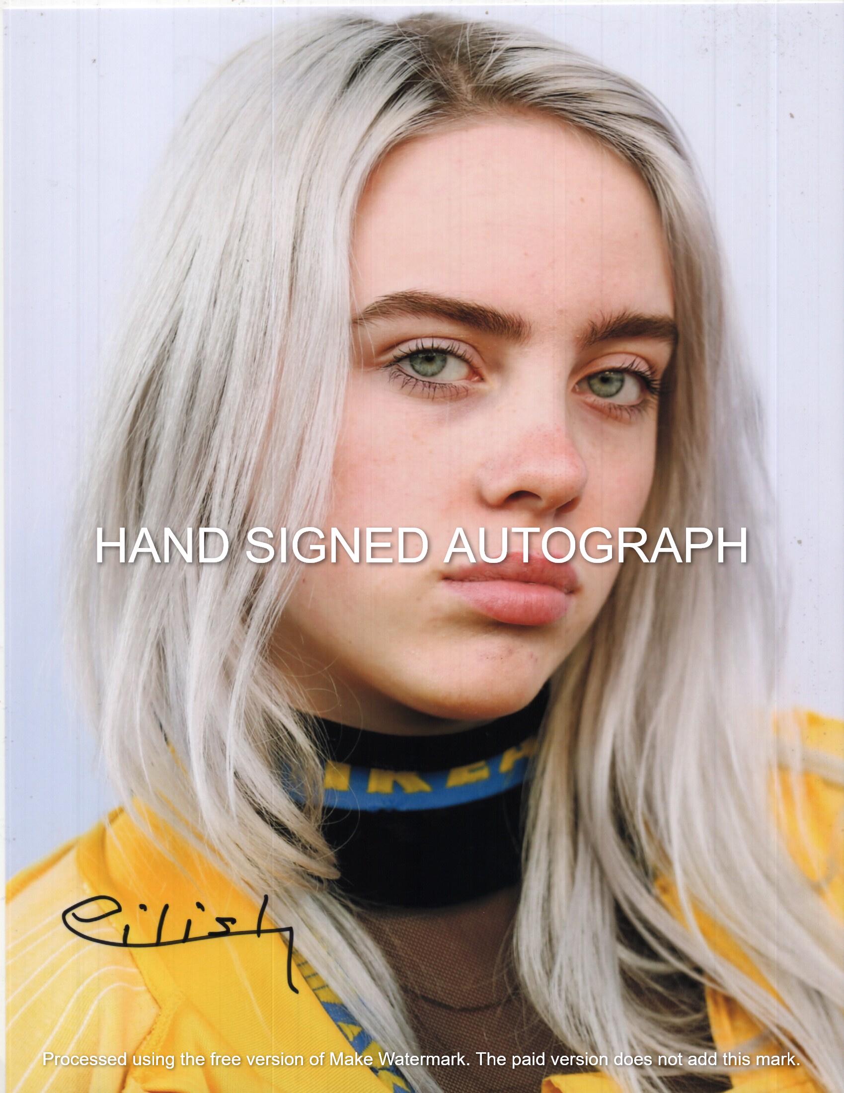 Billie eilish autograph - Etsy 日本