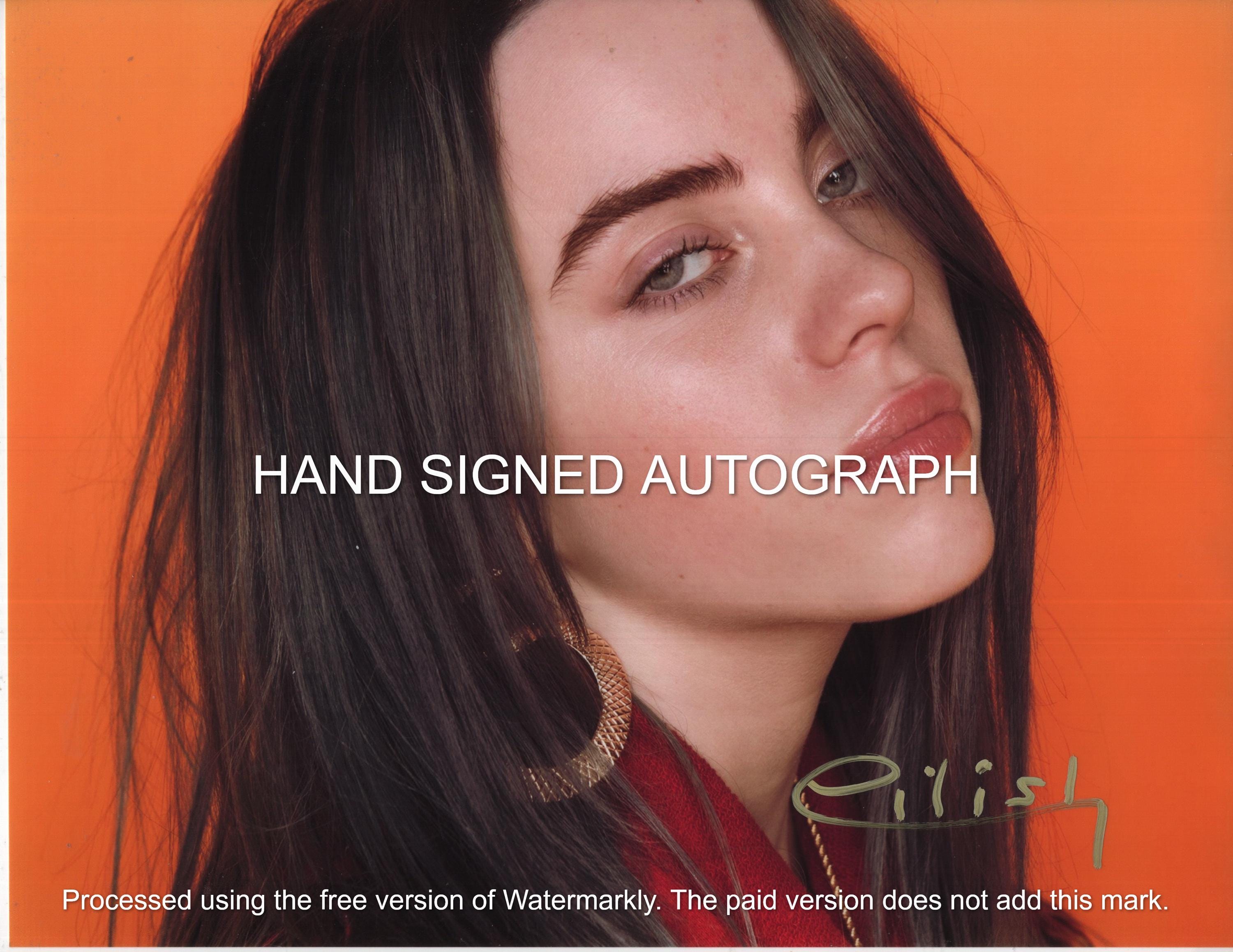Billie eilish autograph - Etsy 日本