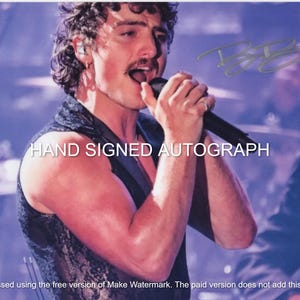 BENSON BOONE AUTOGRAPH Hand Signed 8 1/2 x 11 Color Photo With Coa