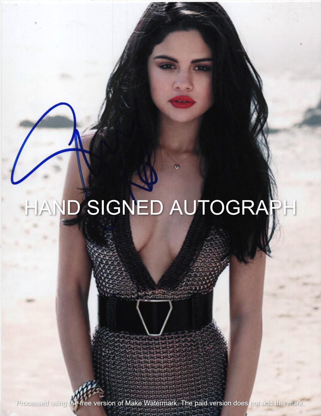 SELENA signed autographed Paper with photo COA Hologram main image 1