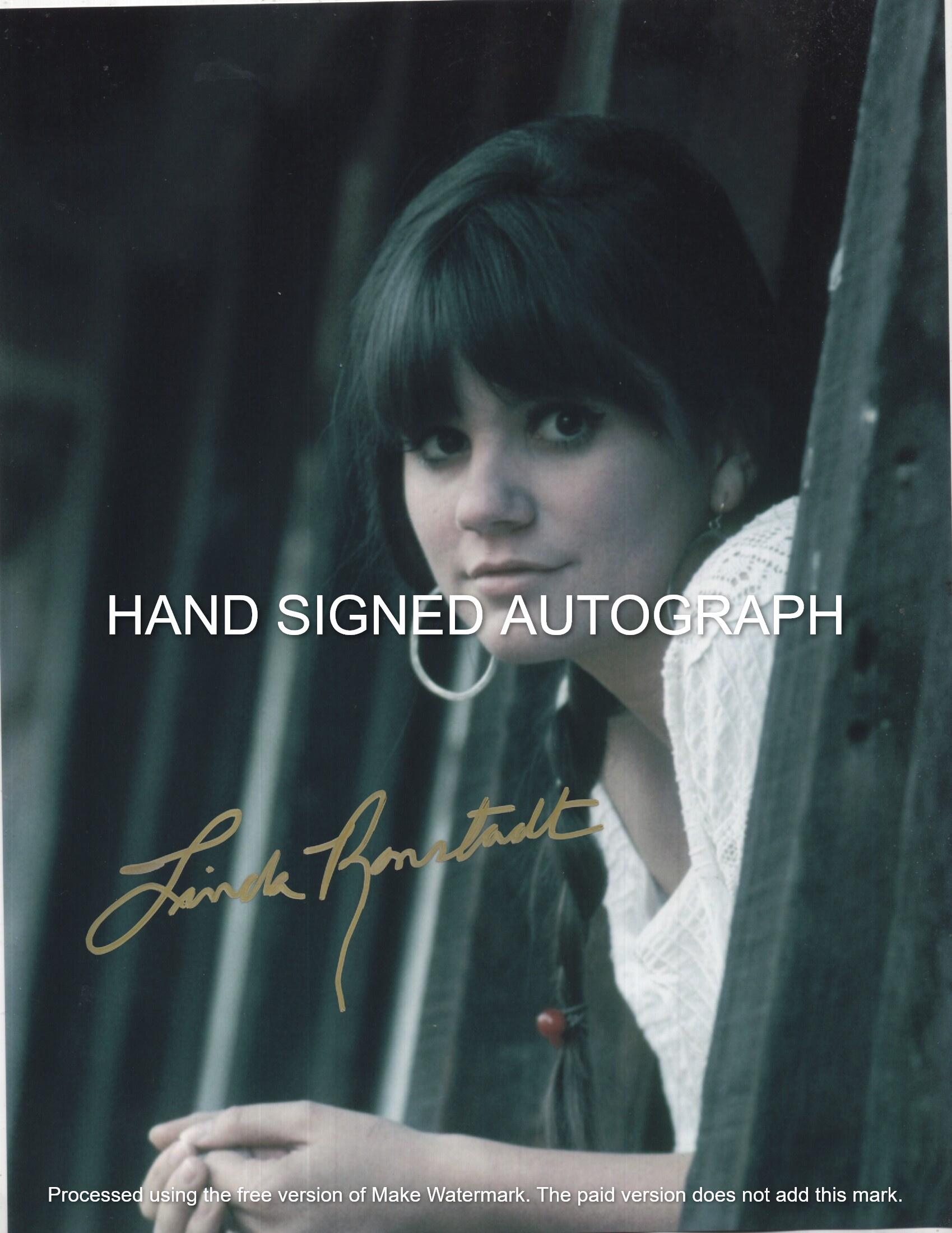 Linda Ronstadt Autograph - Etsy