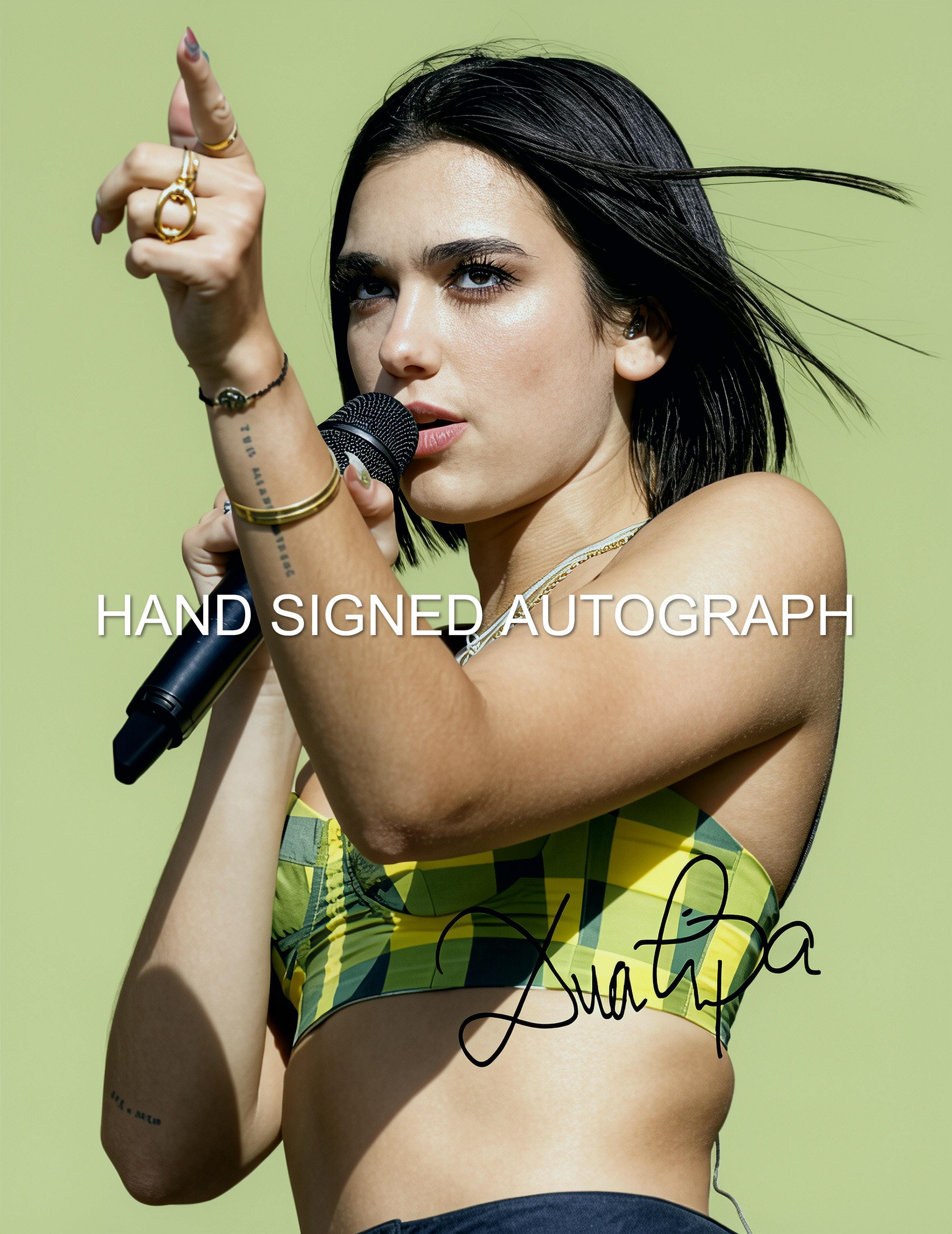 Dua Lipa Autograph - Etsy