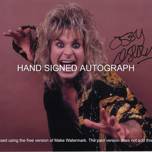 Ozzy osbourne autograph - Etsy 日本