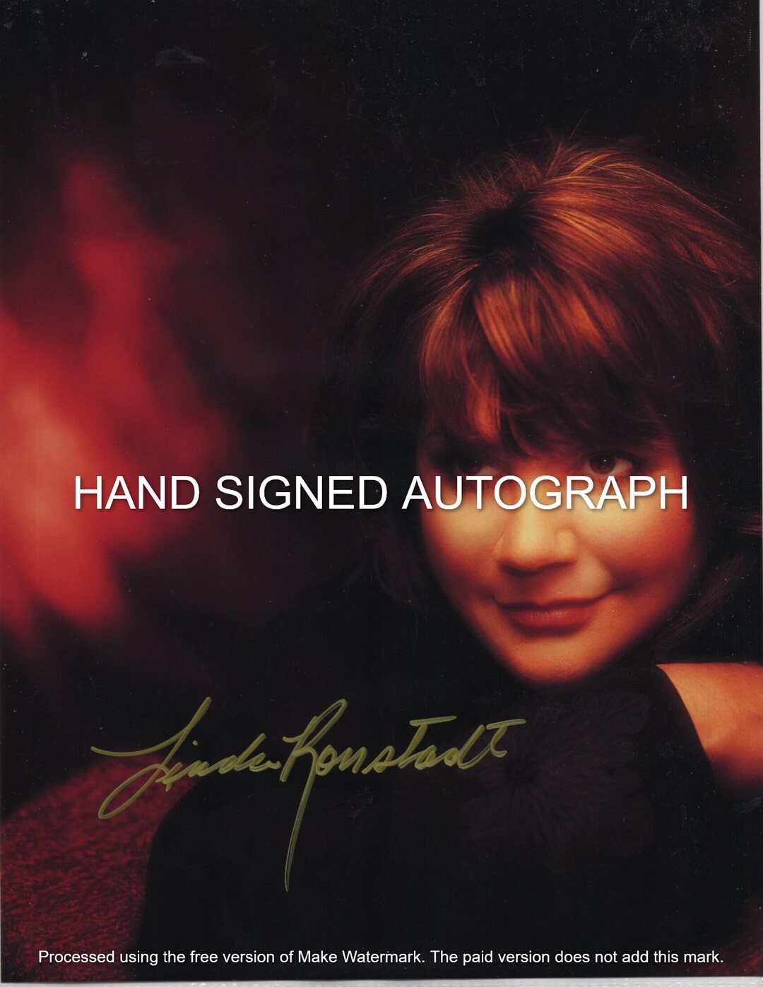 LINDA RONSTADT signed autographed photo COA Hologram