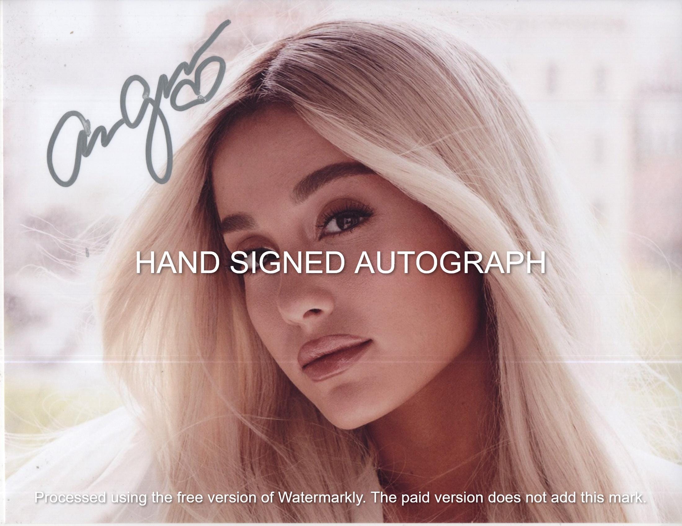 Ariana Grande Signé Impression photo 2 - Superbe qualité - 30,5 x 20,3 cm (A4