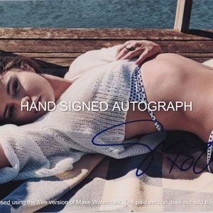 SELENA GOMEZ AUTOGRAMM Original Hand Unterzeichnete Farbe 8 1/2 X 11 Foto Mit COA