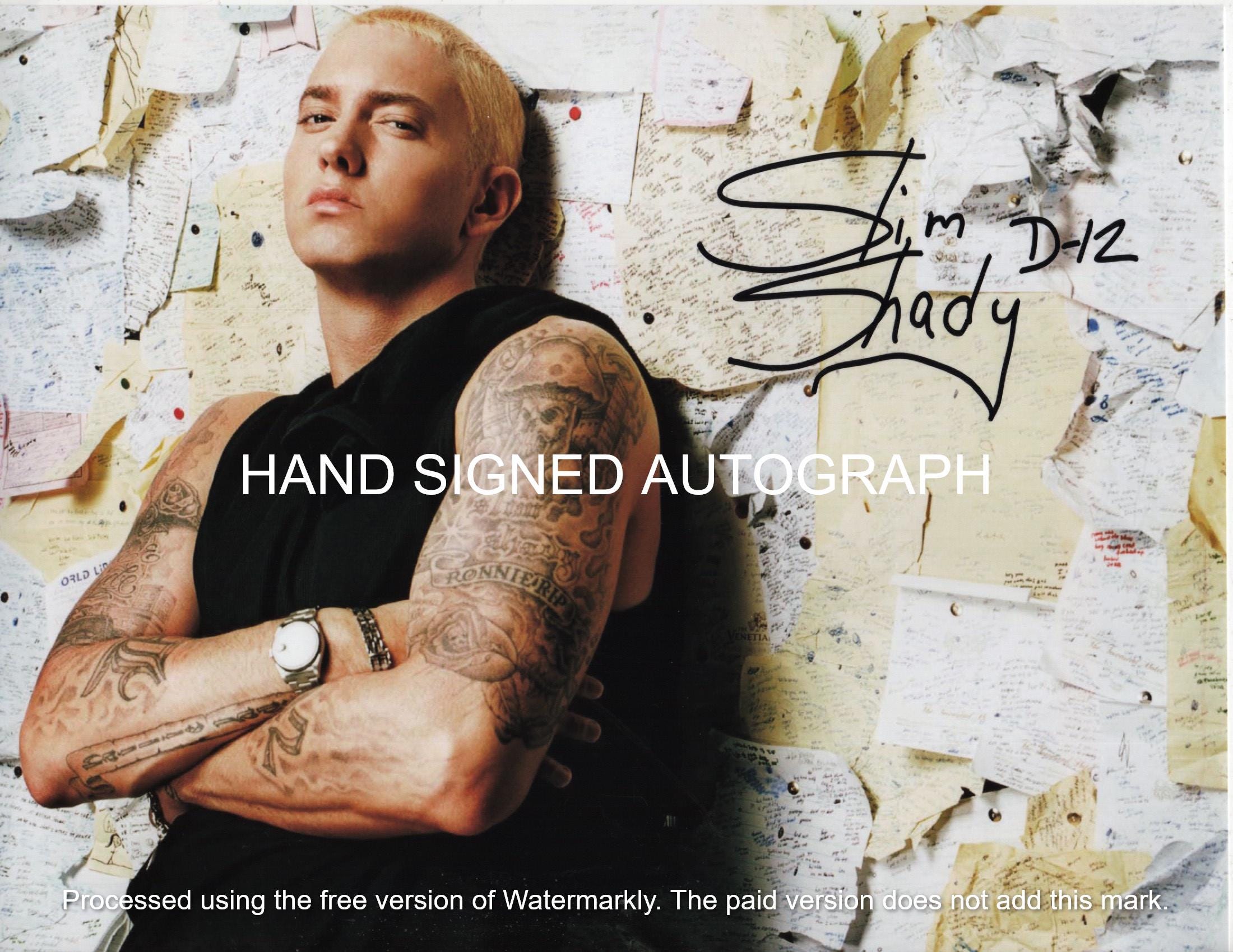 Eminem autograph - Etsy 日本