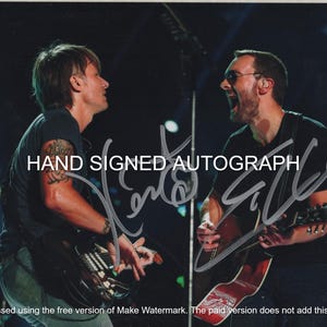 KEITH & ERIC DOUBLE Autograph Hand Signed 8 1/2 x 11 Color Photo With Coa