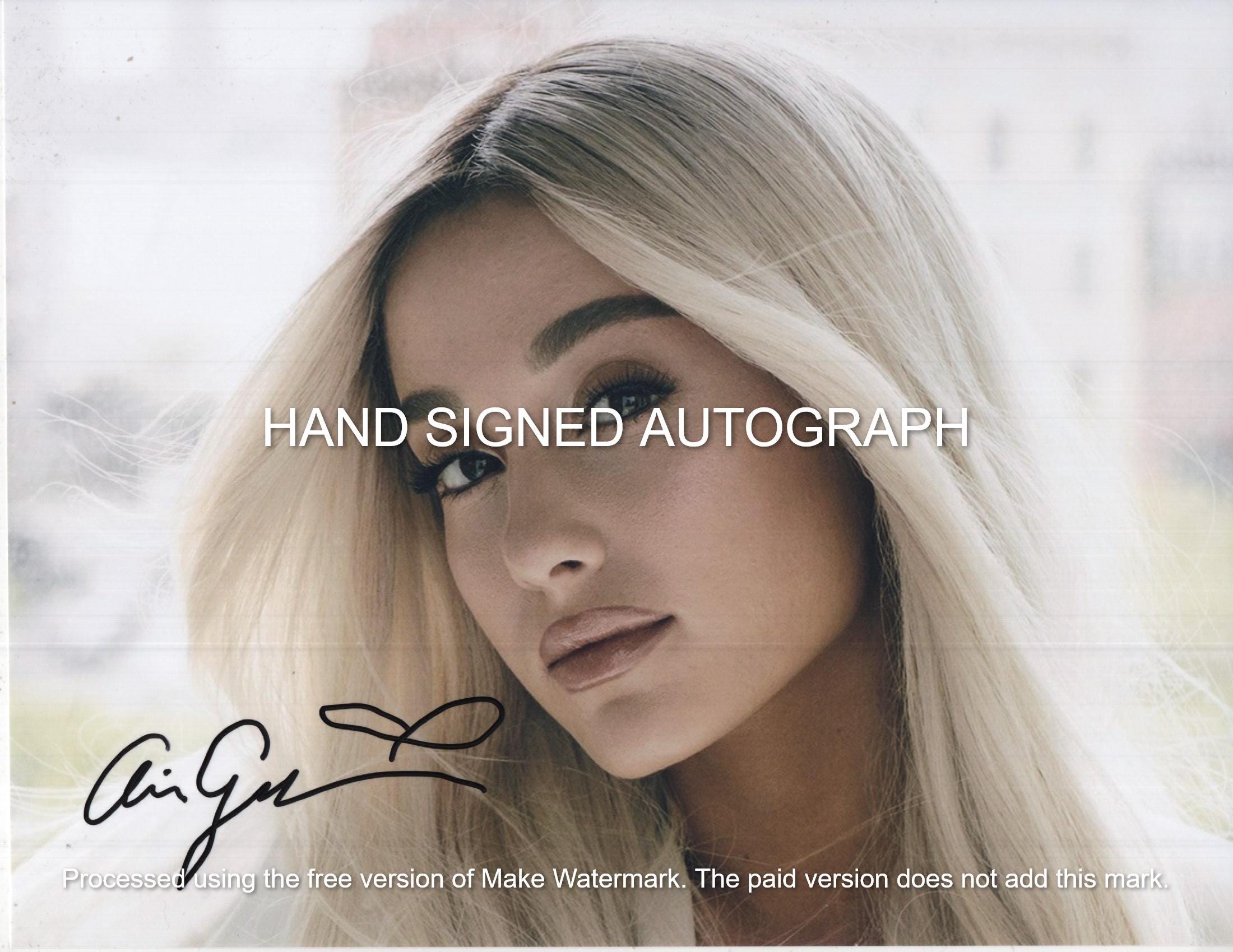 Ariana grande signed - Etsy 日本