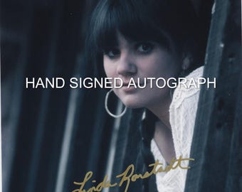 LINDA RONSTADT AUTOGRAPH Hand Signed 8 1/2 X 11 Photo With Coa - Etsy