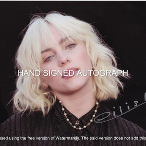 Billie eilish autograph - Etsy 日本