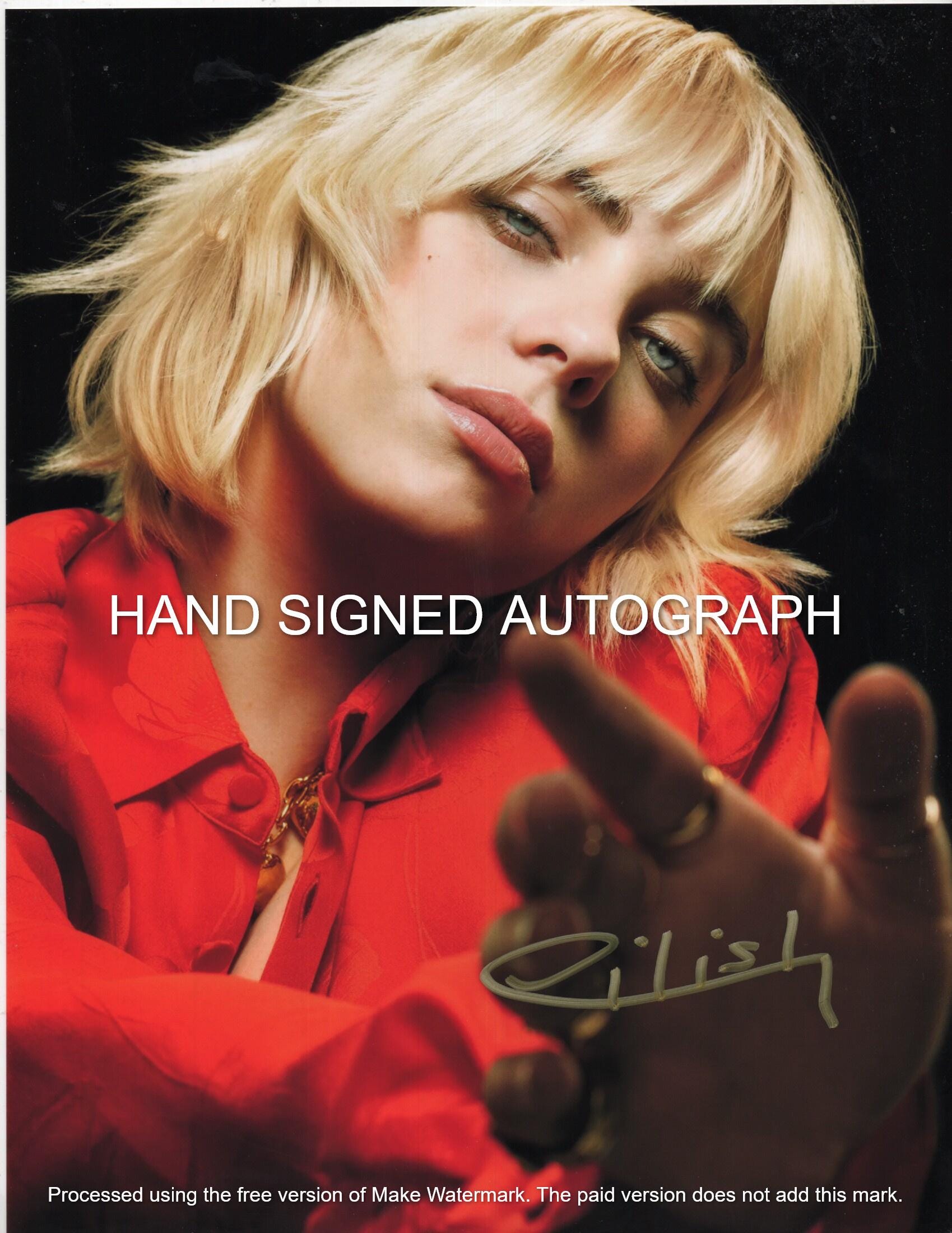 Billie eilish autograph - Etsy 日本